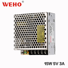 Fornecedor China WEHO 15W 5V DC Power Supply